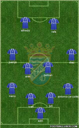 Xerez C.D., S.A.D. Formation 2011