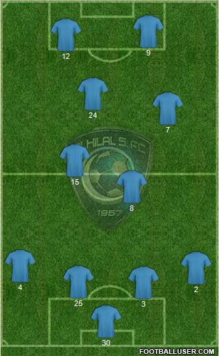 Al-Hilal (KSA) Formation 2011