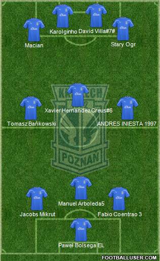 Lech Poznan Formation 2011