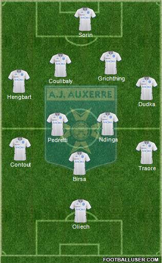 A.J. Auxerre Formation 2011