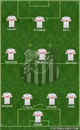 Santos FC Formation 2011