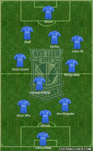 Lech Poznan Formation 2011