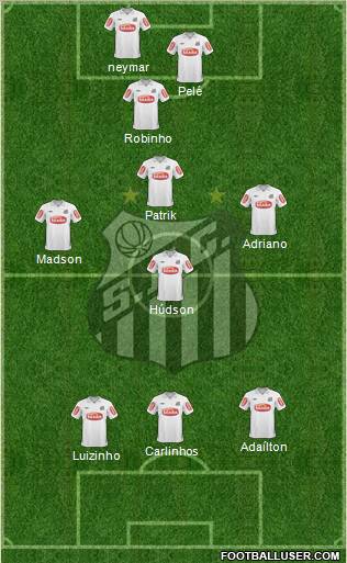 Santos FC Formation 2011