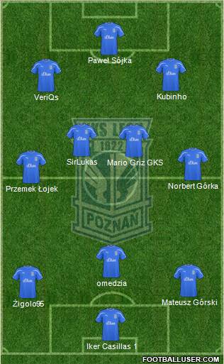 Lech Poznan Formation 2011