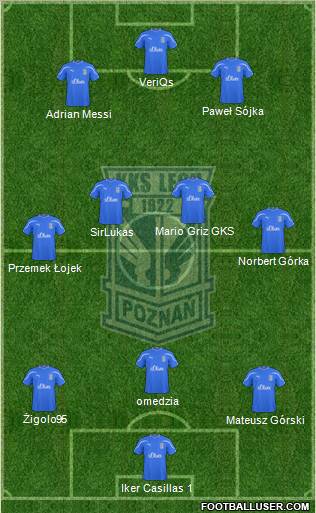 Lech Poznan Formation 2011