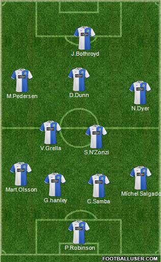 Blackburn Rovers Formation 2011