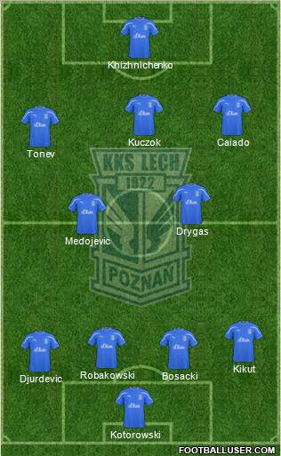 Lech Poznan Formation 2011