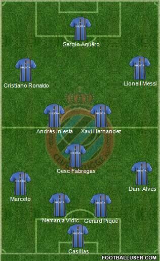 Club Brugge KV Formation 2011