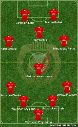 Widzew Lodz Formation 2011