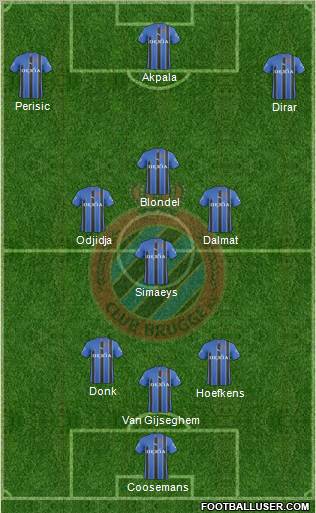 Club Brugge KV Formation 2011