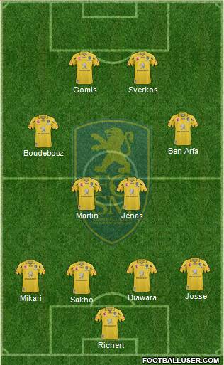 FC Sochaux-Montbéliard Formation 2011