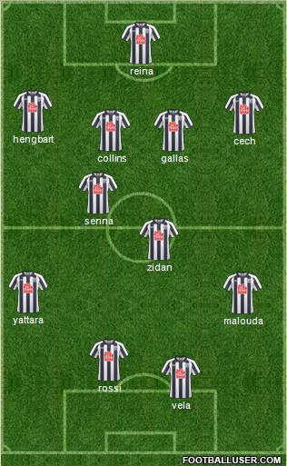 West Bromwich Albion Formation 2011