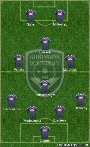 FC Girondins de Bordeaux Formation 2011