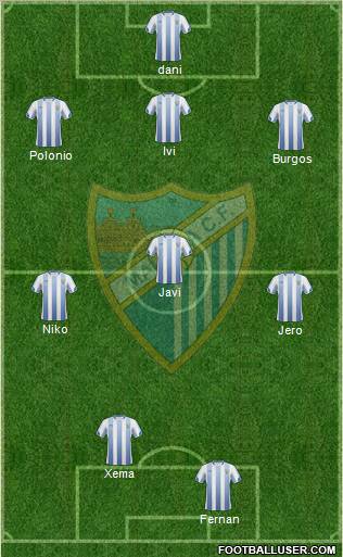 Málaga C.F., S.A.D. Formation 2011