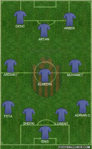 KF Shkendija HB 79 Tetovo Formation 2011