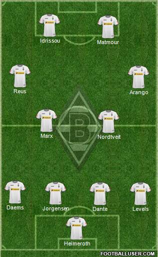 Borussia Mönchengladbach Formation 2011