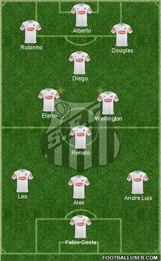 Santos FC Formation 2011