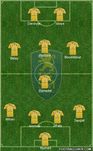 FC Sochaux-Montbéliard Formation 2011