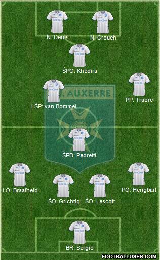 A.J. Auxerre Formation 2011