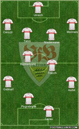 VfB Stuttgart Formation 2011