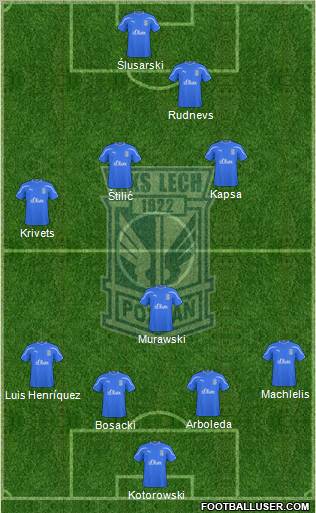 Lech Poznan Formation 2011