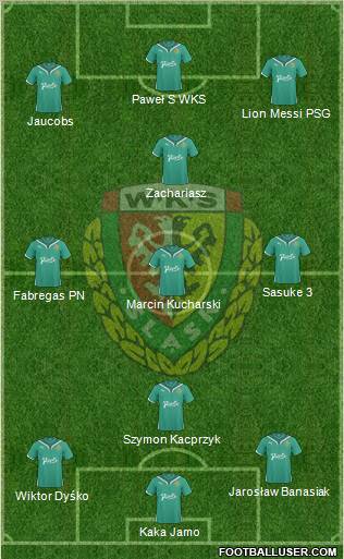 WKS Slask Wroclaw Formation 2011