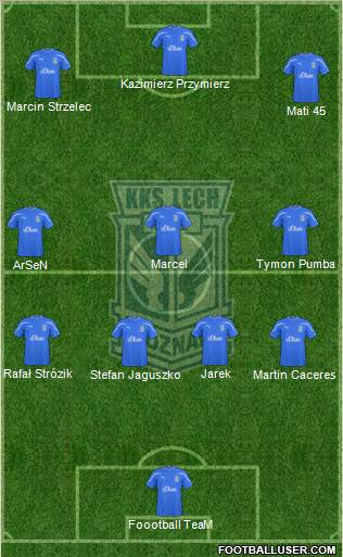 Lech Poznan Formation 2011