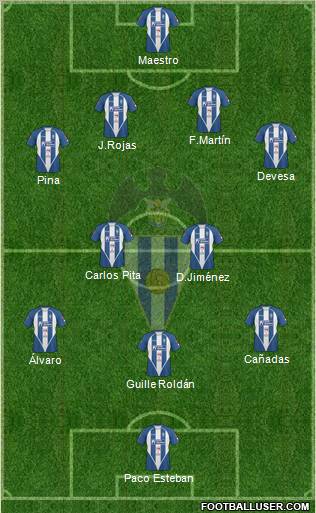 C.D. Alcoyano Formation 2011