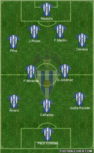 C.D. Alcoyano Formation 2011