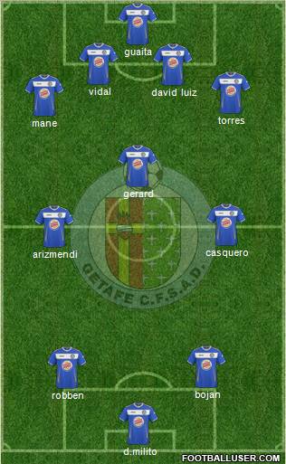 Getafe C.F., S.A.D. Formation 2011