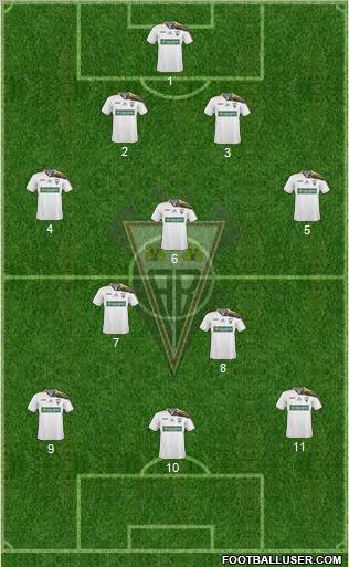 Albacete B., S.A.D. Formation 2011