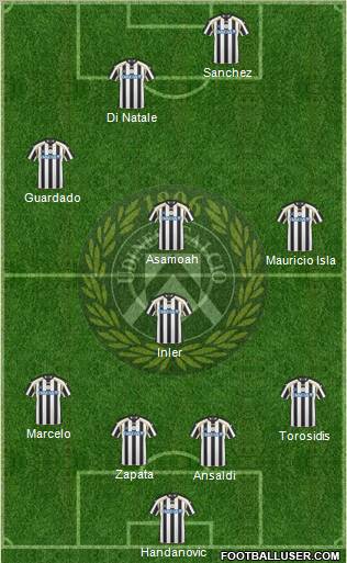 Udinese Formation 2011