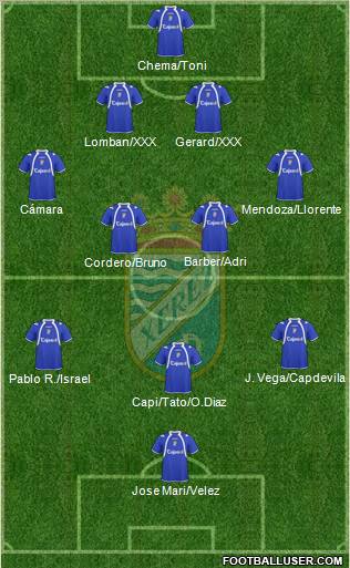 Xerez C.D., S.A.D. Formation 2011