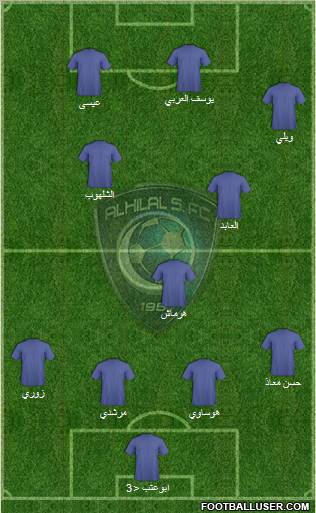 Al-Hilal (KSA) Formation 2011