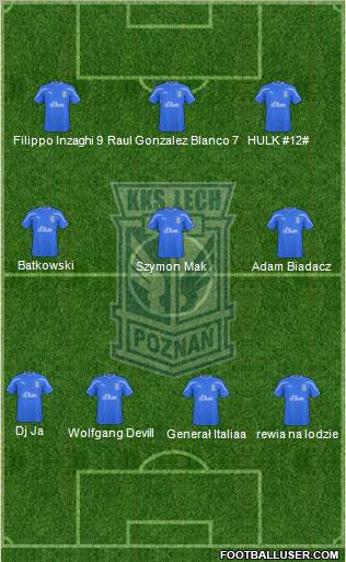 Lech Poznan Formation 2011