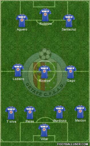 Getafe C.F., S.A.D. Formation 2011