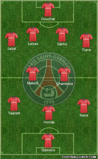 Paris Saint-Germain Formation 2011