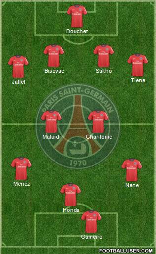 Paris Saint-Germain Formation 2011