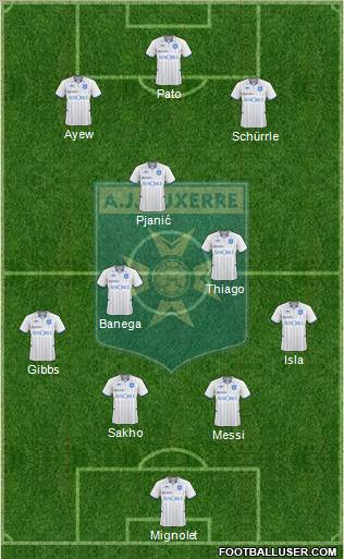 A.J. Auxerre Formation 2011