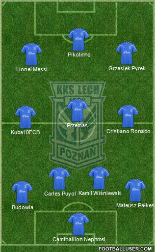 Lech Poznan Formation 2011