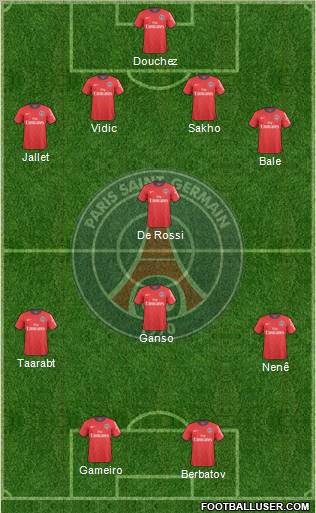 Paris Saint-Germain Formation 2011