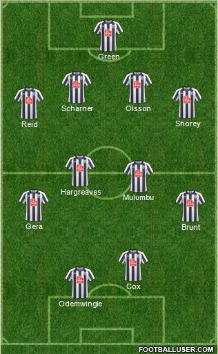 West Bromwich Albion Formation 2011