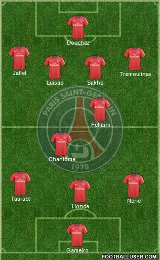 Paris Saint-Germain Formation 2011