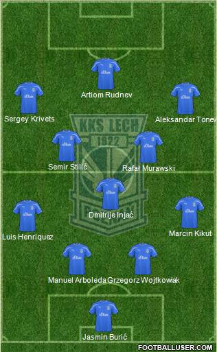 Lech Poznan Formation 2011