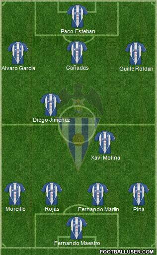 C.D. Alcoyano Formation 2011