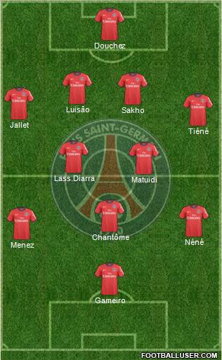 Paris Saint-Germain Formation 2011