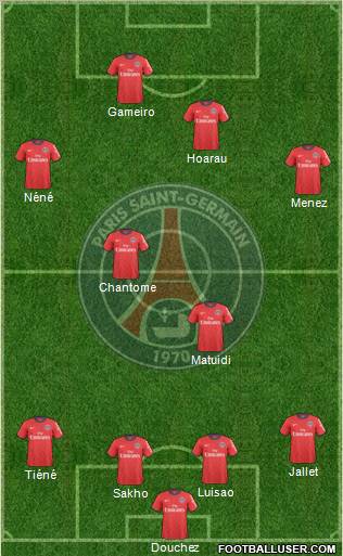 Paris Saint-Germain Formation 2011