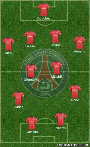 Paris Saint-Germain Formation 2011