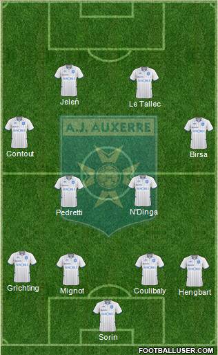 A.J. Auxerre Formation 2011