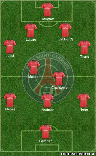 Paris Saint-Germain Formation 2011